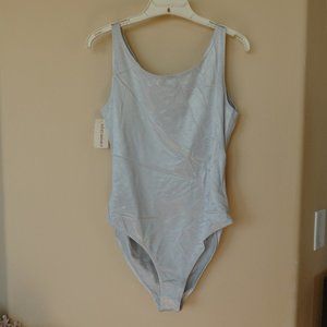NEW Clifford & Wills Silver Bodysuit- Size L